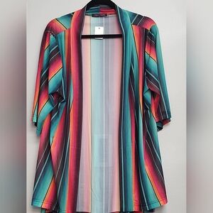 NWOT Crazy Train Kimono/Jacket "Call Me Crazy" One Size (Fits up to 18-20)